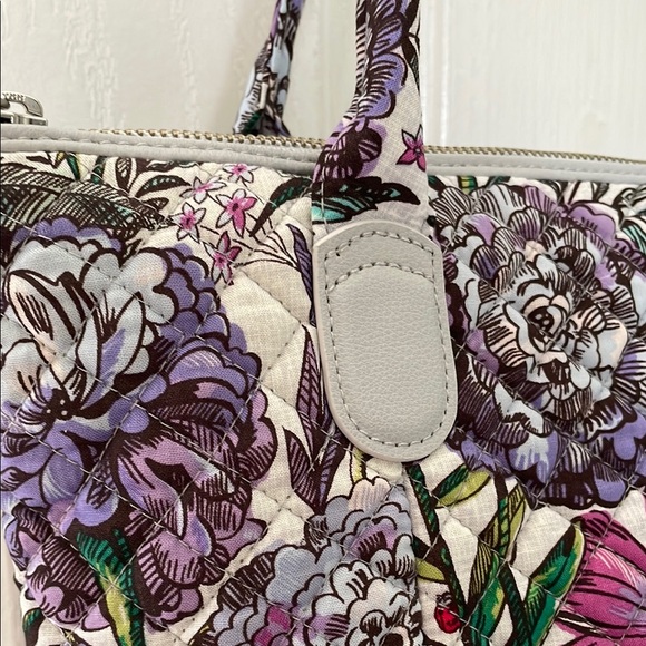 Vera Bradley Purple Floral Tote Bag - Picture 4 of 11